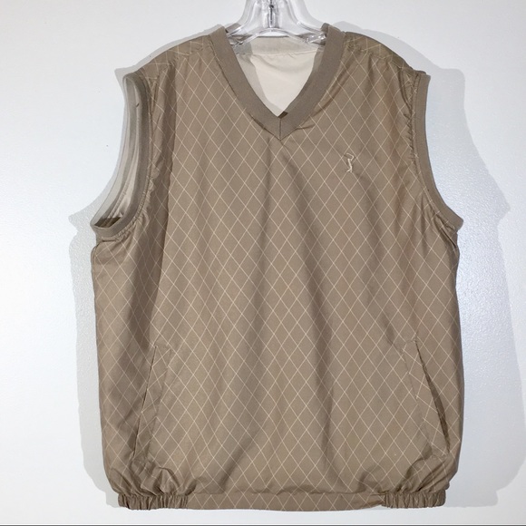 PGA Tour Other - PGA Tour Reversible Windbreaker Pullover Vest - L